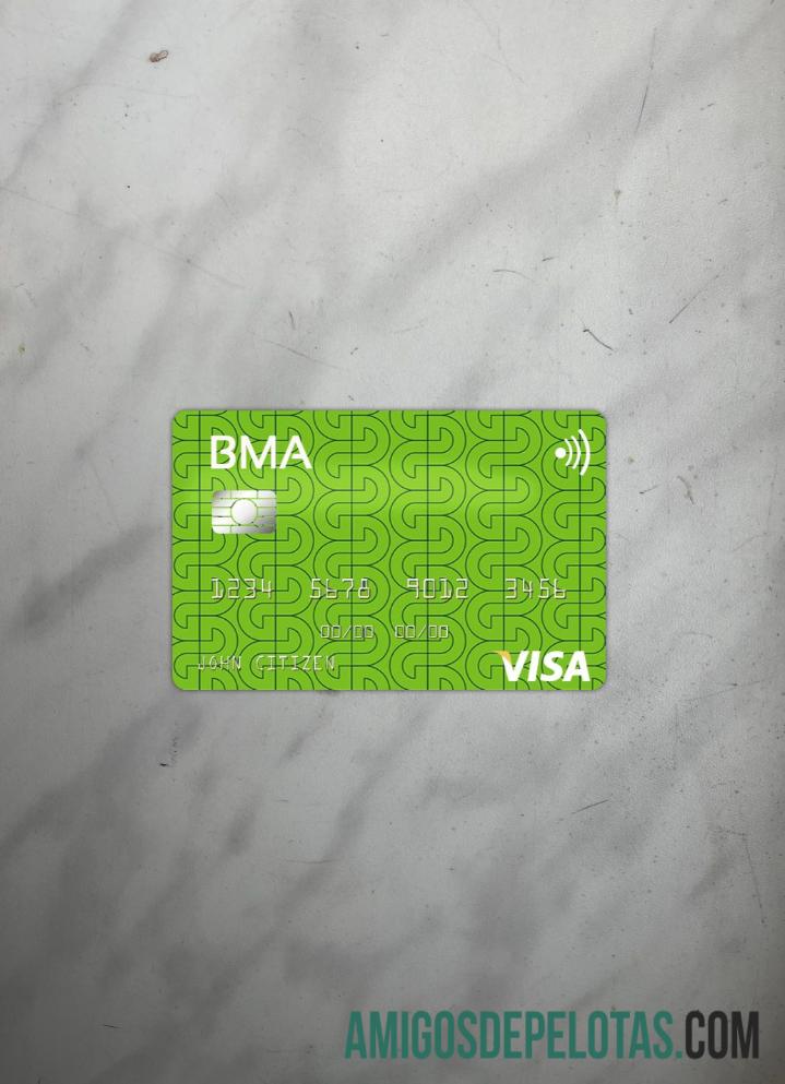 Banco do Afeganistão Millie Afghan Visa Card Photolook Front baixar para verificação